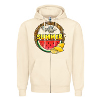 Sandshell hello summer watermelon Zipper Hoodie - JahusDesignShop