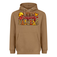 Toasted Coconut busy raising ballers softball Heavyweight Hoodie - Jasminsmagicworld