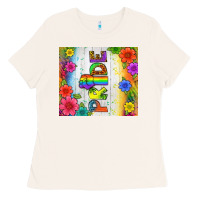 Bone LGBTQ+ Pride With Flower Tumbler Ladies Tee - BundleAndBundleShop