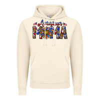 Vintage Artic American mama Vintage Hoodie - CowhideDigitalArt