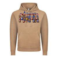 Vintage Coffee American mama Vintage Hoodie - CowhideDigitalArt