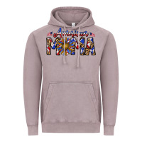 Vintage Zinc American mama Vintage Hoodie - CowhideDigitalArt