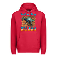 Cardinal just a boy who loves baby spinosaurus Premium Hoodie - Artiststas