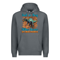 Rock just a boy who loves baby spinosaurus Premium Hoodie - Artiststas