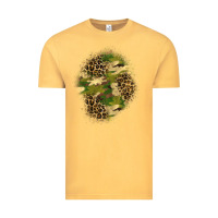 Vintage Mustard camouflage and leopard patch  4 Vintage Tee - BundleAndBundleShop