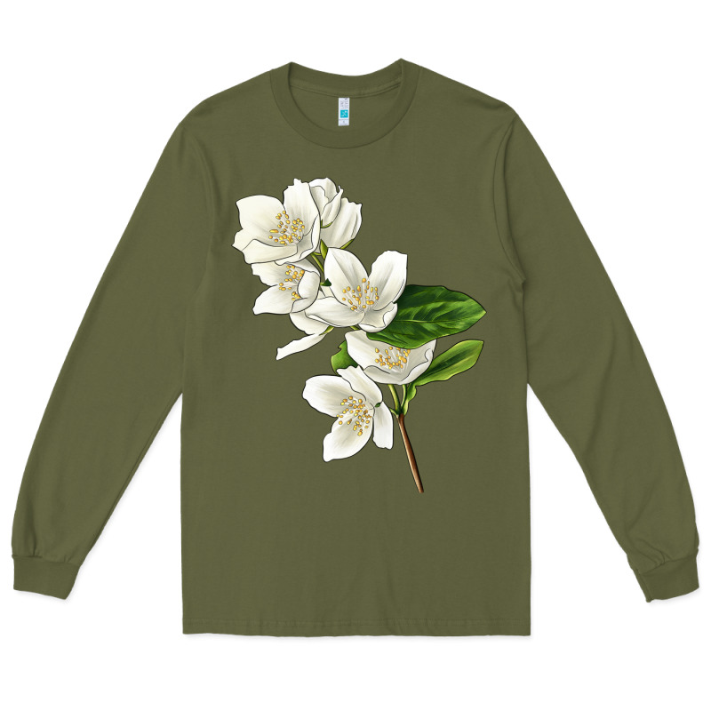 Mock Oranges Illustrations Long Sleeve Tee by LillyAllenDesigns | Teevron