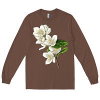 Chestnut Mock Oranges Illustrations Long Sleeve Tee - LillyAllenDesigns