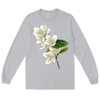 Moon Dust Mock Oranges Illustrations Long Sleeve Tee - LillyAllenDesigns