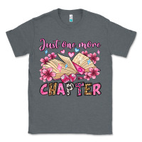 Charcoal Heather just one more chapter valentine's day olivia Classic Tee - OliviaCreatesArt
