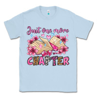 Dusty Blue just one more chapter valentine's day olivia Classic Tee - OliviaCreatesArt