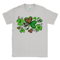 Moon Dust western st patricks day shamrocks and hearts Classic Tee - Artiststas