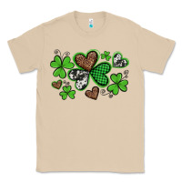 Mushroom western st patricks day shamrocks and hearts Classic Tee - Artiststas
