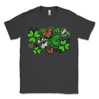 Smoke western st patricks day shamrocks and hearts Classic Tee - Artiststas