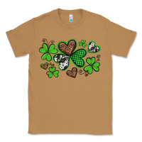 Toasted Coconut western st patricks day shamrocks and hearts Classic Tee - Artiststas