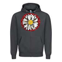 Smoke daisy Zipper Hoodie - JahusDesignShop