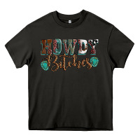 Asphalt Howdy bitches mother's day Heavy Core Tee - HowdyJamesFarm