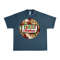Midnight Navy Family Christmas Urban Heavy Tee - FaDigitalArtStudio