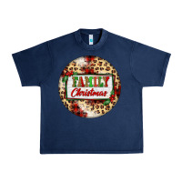Navy Family Christmas Urban Heavy Tee - FaDigitalArtStudio