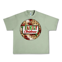 Oil Green Family Christmas Urban Heavy Tee - FaDigitalArtStudio