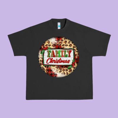 Family Christmas Urban Heavy Tee Designed By Fadigitalartstudio