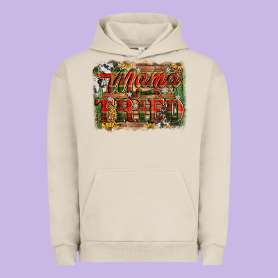 Mama Tried Christmas Urban Hoodie Designed By Jasminsmagicworld