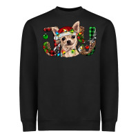 Black Christmas chihuahua joy Heavyweight Sweatshirt - RanaPortraitStore