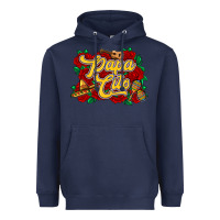 Navy Papa cito Heavyweight Hoodie - RanaPortraitStore