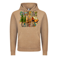 Vintage Coffee Campfire Legend Vintage Hoodie - CowhideDigitalArt