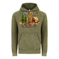 Vintage Olive Campfire Legend Vintage Hoodie - CowhideDigitalArt