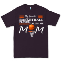 Plum My Favorite Basketball Player Calls Me Mom Premium Tee - Bettercallsaul