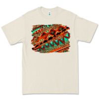 Bone western aztec background pattern Premium Tee - OliviaCreatesArt