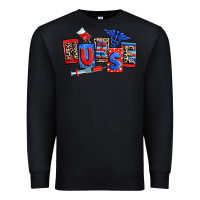 Black usa nurse Premium Sweatshirt - RanaPortraitStore