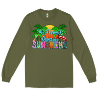 Army Green My Favorite Coloris Sunshine Long Sleeve Tee - CowhideDigitalArt