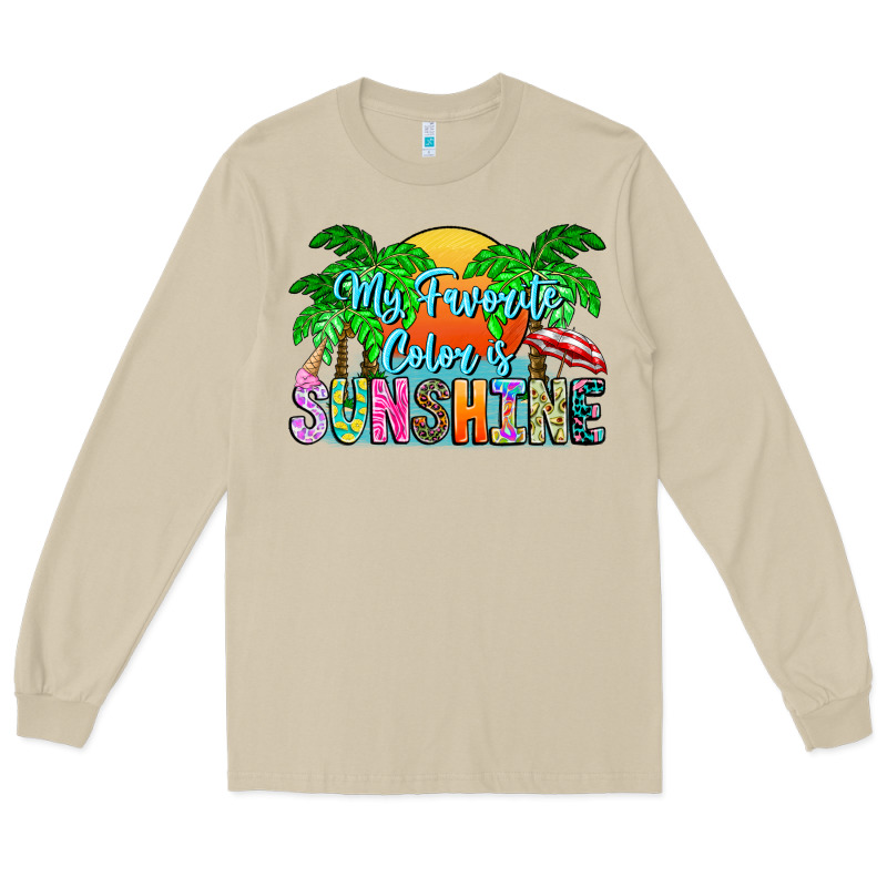 My Favorite Coloris Sunshine Long Sleeve Tee by CowhideDigitalArt | Teevron