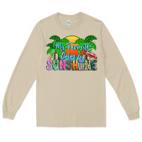 Mushroom My Favorite Coloris Sunshine Long Sleeve Tee - CowhideDigitalArt