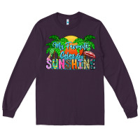 Plum My Favorite Coloris Sunshine Long Sleeve Tee - CowhideDigitalArt