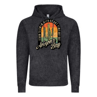 Vintage Black Arizona Bay Swim Team Vintage Hoodie - DesigneFamous