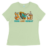 Matcha Peace Love Whiskey Ladies Tee - BundleAndBundleShop