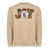 Mushroom white shepherd christmas joy Heavyweight Sweatshirt - RanaPortraitStore