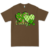 Cacao St. Patrick's Lucky hearts Premium Tee - OliviaCreatesArt