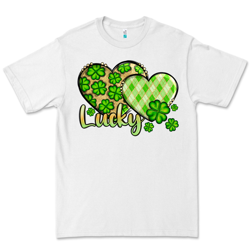 St. Patrick's Lucky Hearts Premium Tee by OliviaCreatesArt | Teevron