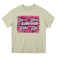 Mossy this is what a survivor looks like breast cancer awareness Heavy Core Tee - Jasminsmagicworld