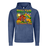 Vintage Denim Small Town St Patrick's Day Vintage Hoodie - CowhideDigitalArt