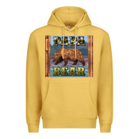 Antique Gold papar bear Premium Hoodie - Artiststas