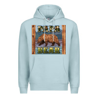 Blue Mist papar bear Premium Hoodie - Artiststas