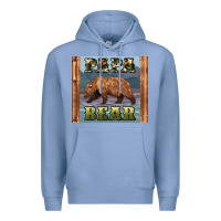 Colony Blue papar bear Premium Hoodie - Artiststas