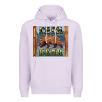 Lilac papar bear Premium Hoodie - Artiststas
