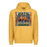 Mustard papar bear Premium Hoodie - Artiststas