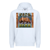 White papar bear Premium Hoodie - Artiststas