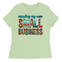 Matcha Minding My Own Small Business Ladies Tee - BundleAndBundleShop